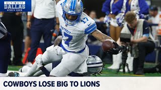 Cowboys suffer embarrassing loss to Lions  Ultimate Dallas Sports Show [upl. by Anelrad]