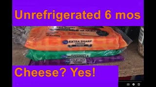 How long can cheese be stored unregerated [upl. by Ardnoek]