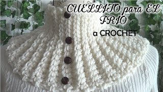 CUELLO a CROCHET MUY FACIL Ideal PARA REGALO o NEGOCIO para HOMBRE o MUJER [upl. by Ardnek958]