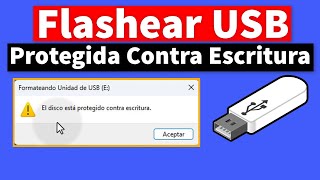 Flashear Memoria Protegida Contra Escritura Revive la Memoria USB con Protección de Escritura [upl. by Coriss]