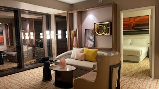 Hilton Resort World Las Vegas 1 Bedroom Suite Review [upl. by Hoo]