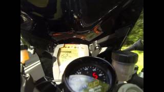 KTM RC8R 40240 kmh Test AFR with AEM Wideband [upl. by Charissa]