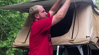 Smittybilt roof top tent honest review [upl. by Rebma660]