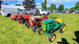 PART 4 raw footage garden tractors at tractorfest 2024 [upl. by Aitsirhc]