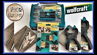 Como utilizar 3 herramientas de WOLFCRAFT UNDERCOVER JIG fijación invisible mas dos sargentos [upl. by Mauricio]