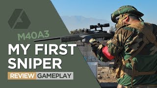 Mi Primer Sniper  McMillan M40A3 VFCASG Airsoft Gameplay [upl. by Mercorr]