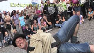 Mario Morris Comedy Street Performer Busker Busking UK [upl. by Lerad104]