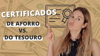 Certificados de Aforro vs do Tesouro [upl. by Neellok]