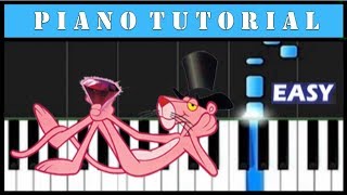 La Pantera Rosa  Canciones Fáciles para Piano  Tutorial Melódica [upl. by Anitsrik16]