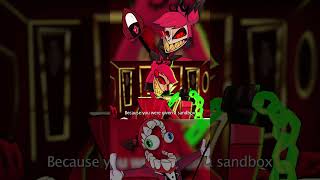 Caine vs Alastor  Amazing Digital Circus vs Hazbin Hotel  RAP BATTLE shorts caine alastor fyp [upl. by Eyatnod]