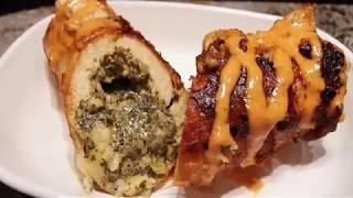 Keto  Chicken Pesto Roulade  Salei [upl. by Sholes]