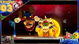 Super Mario Galaxy  Space Junk Tarantox Battlerock Topmaniac amp Bowsers Star Reactor  Episode 3 [upl. by Akimehs916]