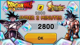 Get Free 2800 Chrono Crystals In Dragon Ball Legends fast dblegends dragonballdaima cooler broly [upl. by Sukramaj73]