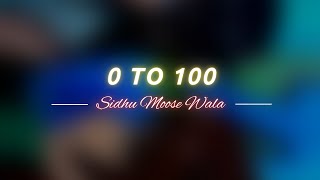 0 to 100 Slowed Reverb  Sidhu Moose Wala  Ho G Class GT Road Jaam Kare Sohniye Song [upl. by Tye]