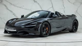 2021 McLaren 720S Spider Performance  Cosmos Black  Walkaround  Engine amp Exhaust Sound [upl. by Oiligriv511]