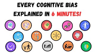 Every Cognitive Bias Explained in 6 minutes [upl. by Stoddard]