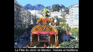 Histoire et traditions de la Fête du Citron à Menton [upl. by Nuahsed]