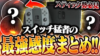 スイッチ勢スティック猛者たちの最強の設定感度を紹介します！【フォートナイト】 [upl. by Nosauq976]