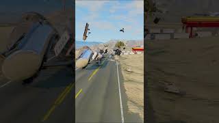 Realistic Highway Car Crashes 124 [upl. by Isaacson756]