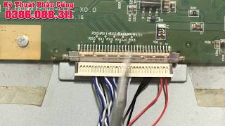 Cáp LVDS 30 pin 5 cặp nguồn bên phải 1ch 8bit 30p fix30d8 [upl. by Byram83]