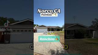 📍Norco California 🏡Ranchtio 🐴conAlberca💦 norco california realestate poolhome [upl. by Klinger]