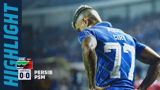 Totalitas Ciro Alves Harus Berakhir dengan Skor Imbang  Match Highlights PERSIB vs PSM Makassar [upl. by Ingmar]