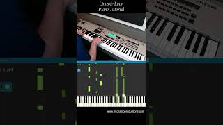 Linus and Lucy Piano Tutorial from A Charlie Brown Christmas [upl. by Yeknarf870]