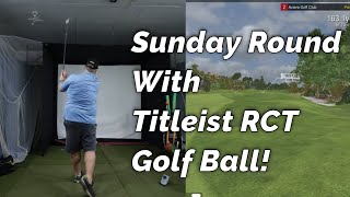 Sunday Round  Mevo Plus and the Titleist RCT Golf Ball [upl. by Aynav]