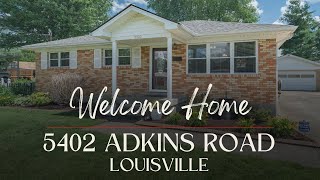 5402 Adkins Road Louisville KY 40219 [upl. by Musetta]