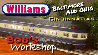 Williams Cincinnatian Baltimore And Ohio Duke Energy Holiday Trains Cincinnati Museum Center Lionel [upl. by Leiand468]