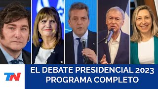 PRIMER DEBATE PRESIDENCIAL I Elecciones Generales 2023 [upl. by Andromeda]