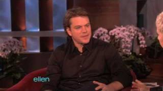 Matt Damon Finally Visits Ellen [upl. by Seek]