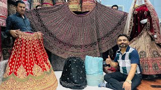 सासे थम जायेगी जब 4000050000 के लहंगे 500010000 में मिलेगे  Chandni Chowk Lehenga Market Delhi [upl. by Concoff]