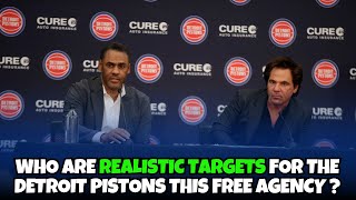 What are the Detroit Pistons targets for this upcoming free agency [upl. by Rickard612]