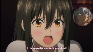 Himeragi wants kojo to suck her blood strike the blood S5 ep 1 [upl. by Olocin]