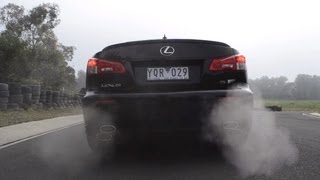 2012 Lexus IS F review quick spin and track test [upl. by Gilead]