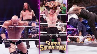 WWE Super ShowDown 7th June 2019 Highlights  Results Goldberg Vs Undertaker Match Card Predictions [upl. by Breena802]