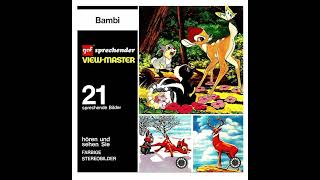 Talking ViewMaster 3D ORIGINAL STIMMEN aus Bambi von 1956 Walt Disney Rehe Hase Blume Hirsche [upl. by Hanid]