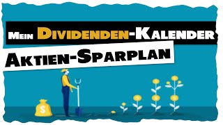 Mein Dividendenkalender Aktien Sparplan [upl. by Aelyak]