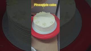 Pineapple cake recipe diy cakerecipe cakedecorating [upl. by Eleik]