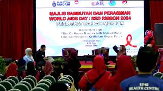 Majlis Perasmian Program Red Ribbon CampaignWorld AIDS Day 2024 [upl. by Notlimah]