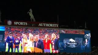 Denver Broncos  Pat Bowlen Ring Of Fame Induction  Sports Authority Field [upl. by Nwahsel]