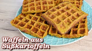 Waffeln aus Süßkartoffeln [upl. by Harding681]