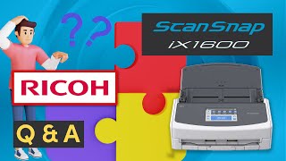 ❓ ScanSnap iX1600 QampA  Response to 5 Questions [upl. by Lain169]