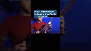 Bullet For My Valentine  Suffocating Under Words Of Sorrow bulletformyvalentine guitar cover [upl. by Anehc132]