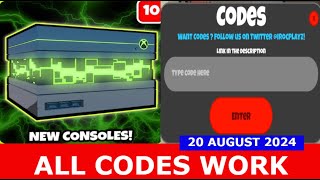 ALL CODES Game Store Tycoon 🎮 ROBLOX  August 20 2024 [upl. by Jennings]