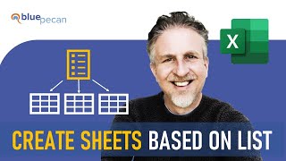 Quickly Create Worksheets from a List in Excel  Create Multiple Tabs Automatically Based on a List [upl. by Tyika729]