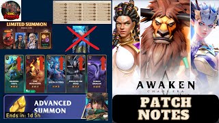 Awaken Chaos Era  Patch Notes 110123 [upl. by O'Donovan805]