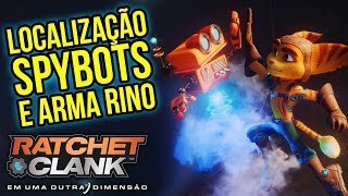 SPYBOTS LOCALIZAÇÃO E COMO PEGAR A ARMA RINO RATCHET E CLANK RIFT APART [upl. by Siva]