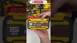 🚨📣 First Look NEW 15Ah DeWALT FLEXVOLT Battery Unboxing amp Quick DEMO With Power Tools 👀 [upl. by Olimac]